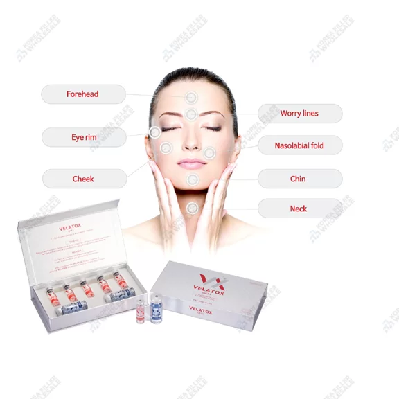 velatox skin booster application areas